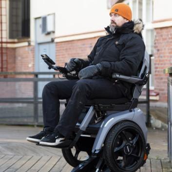 LIDAR sähköpyörätuoli