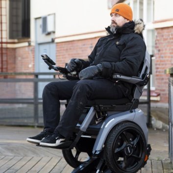 LIDAR sähköpyörätuoli