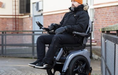 LIDAR sähköpyörätuoli